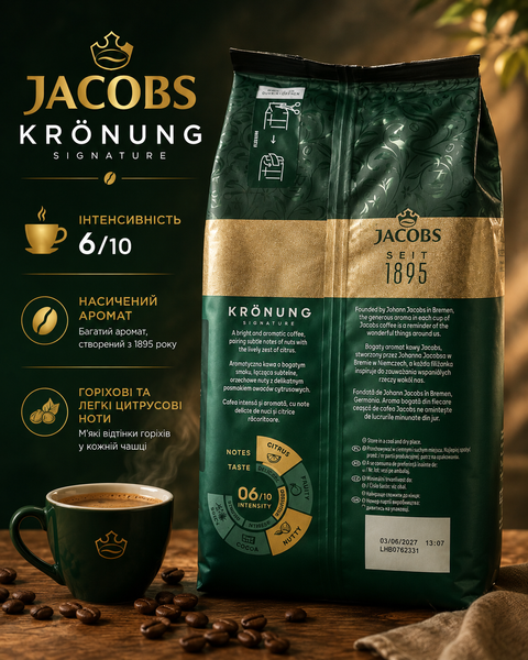 Jacobs Kr&ouml;nung Signature 1 кг JAC-06 фото