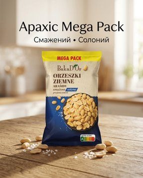 Арахіс смажений солоний BakaDor Mega Pack AR-1 фото